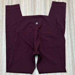 Lululemon Wunder Under High Rise Tight Size 2 in Color Arctic Plum 25” inseam
